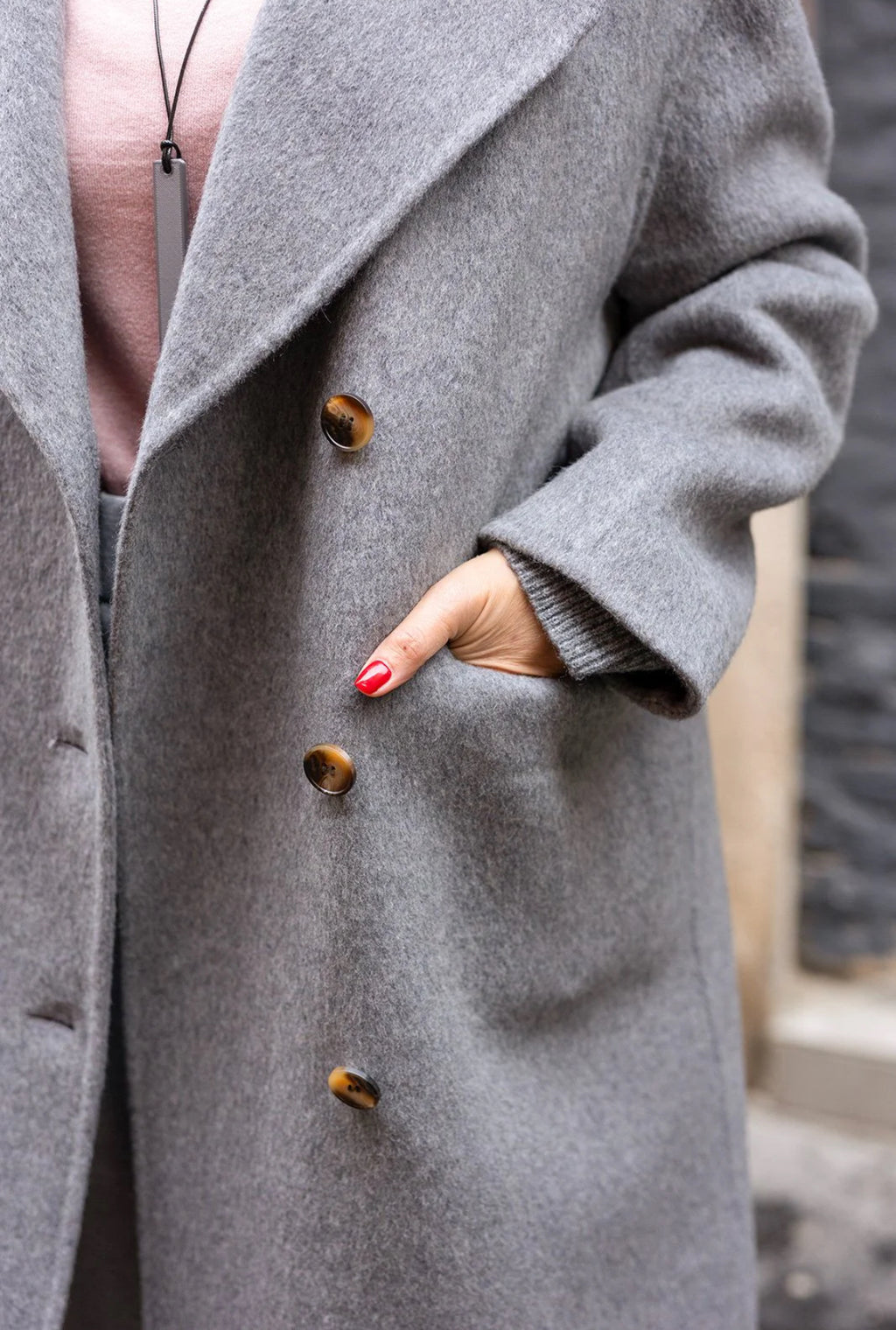 Black Label Wool Coat