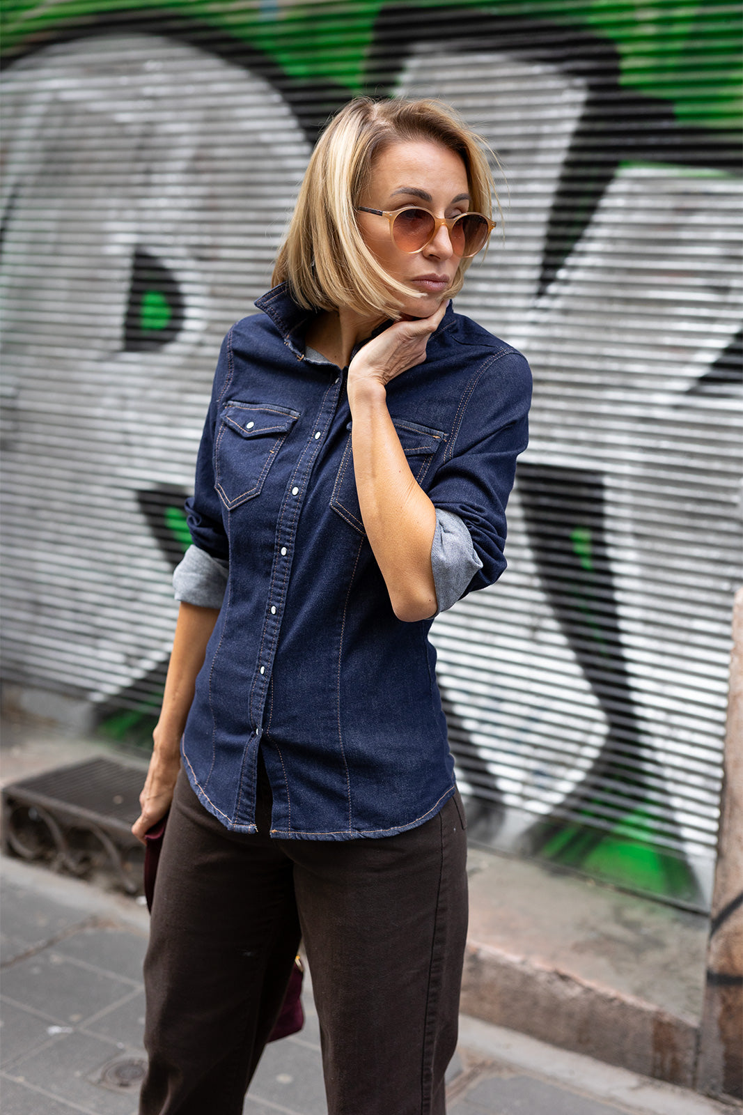 Classic denim shirt