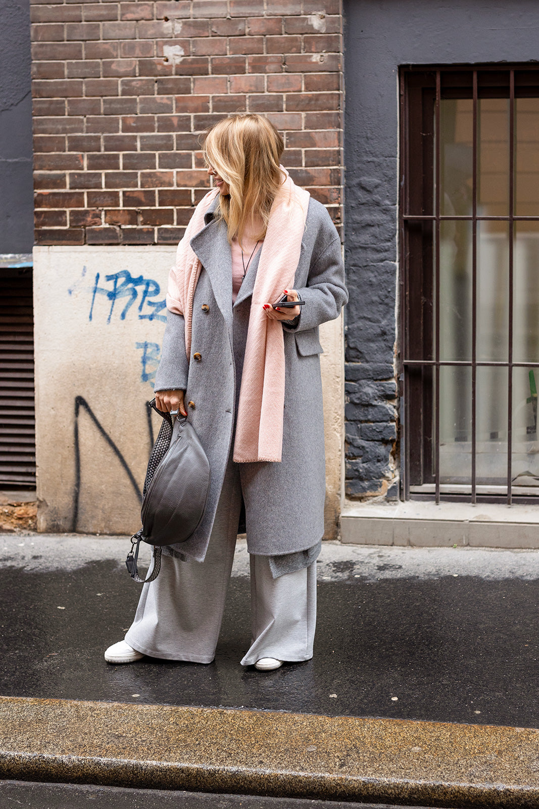 Black Label Wool Coat