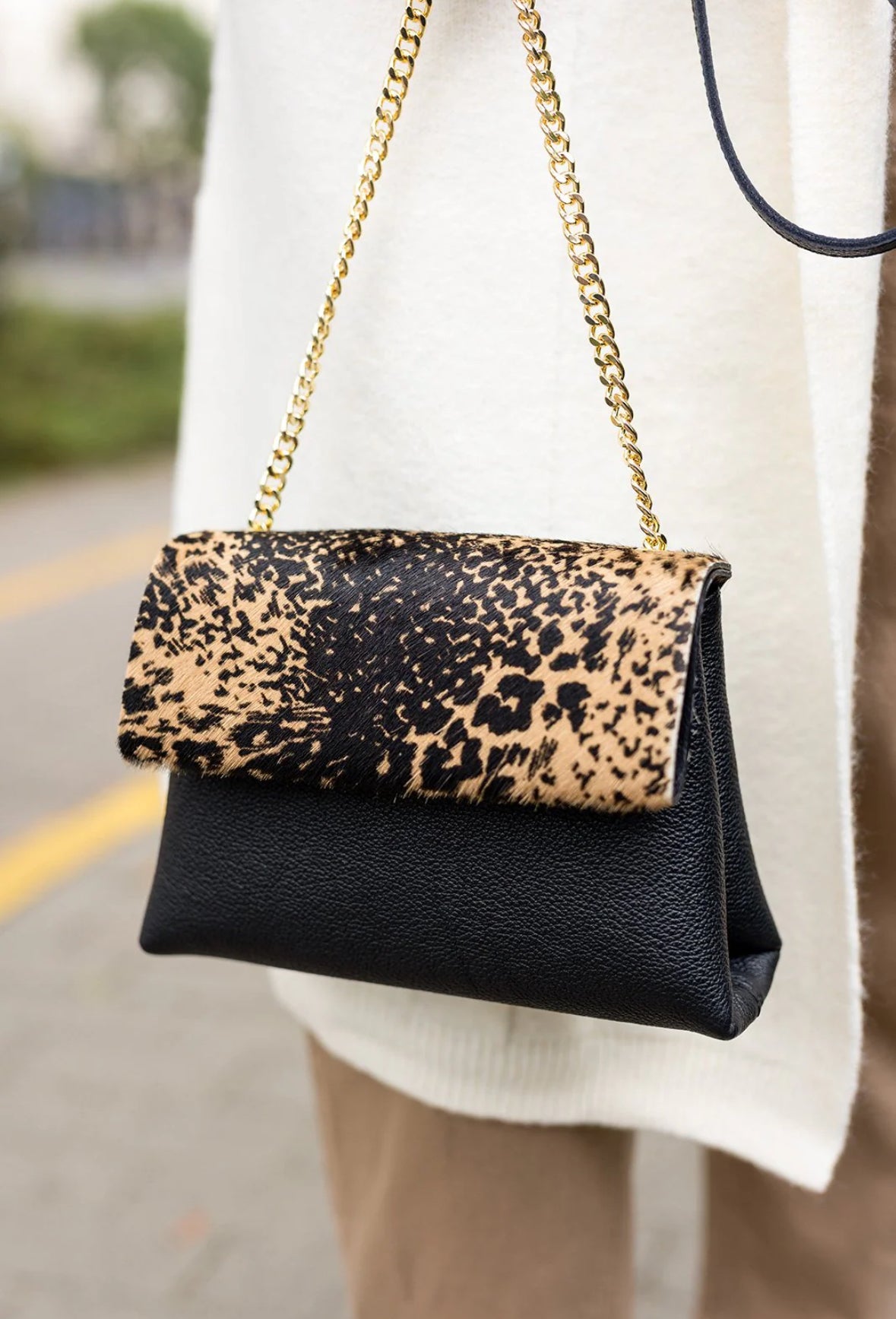 Black Label premium leather bag