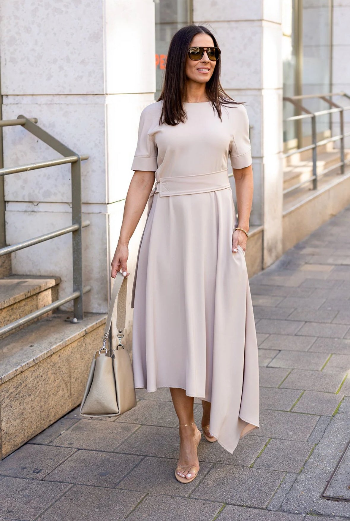 Premium woman midi dress