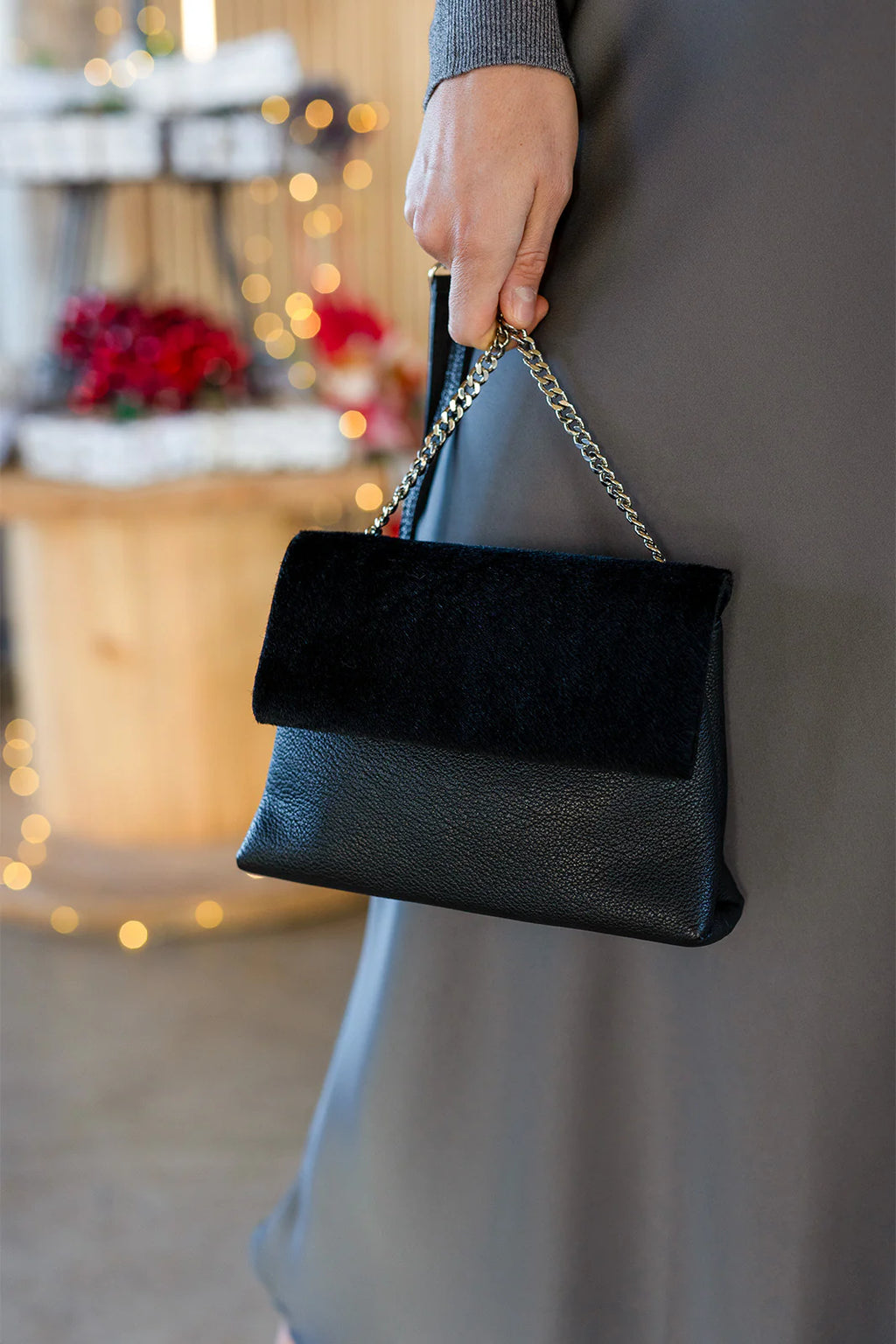 Black Label premium leather bag