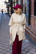 Amber belted coat