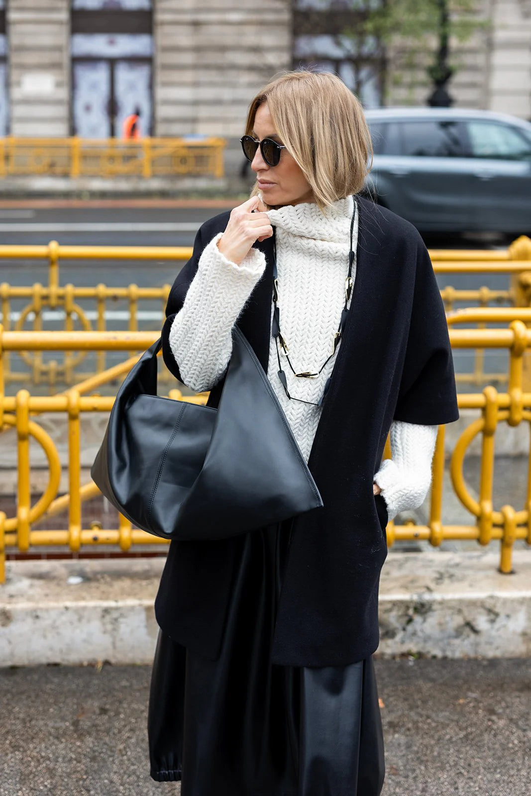 Amber belted coat