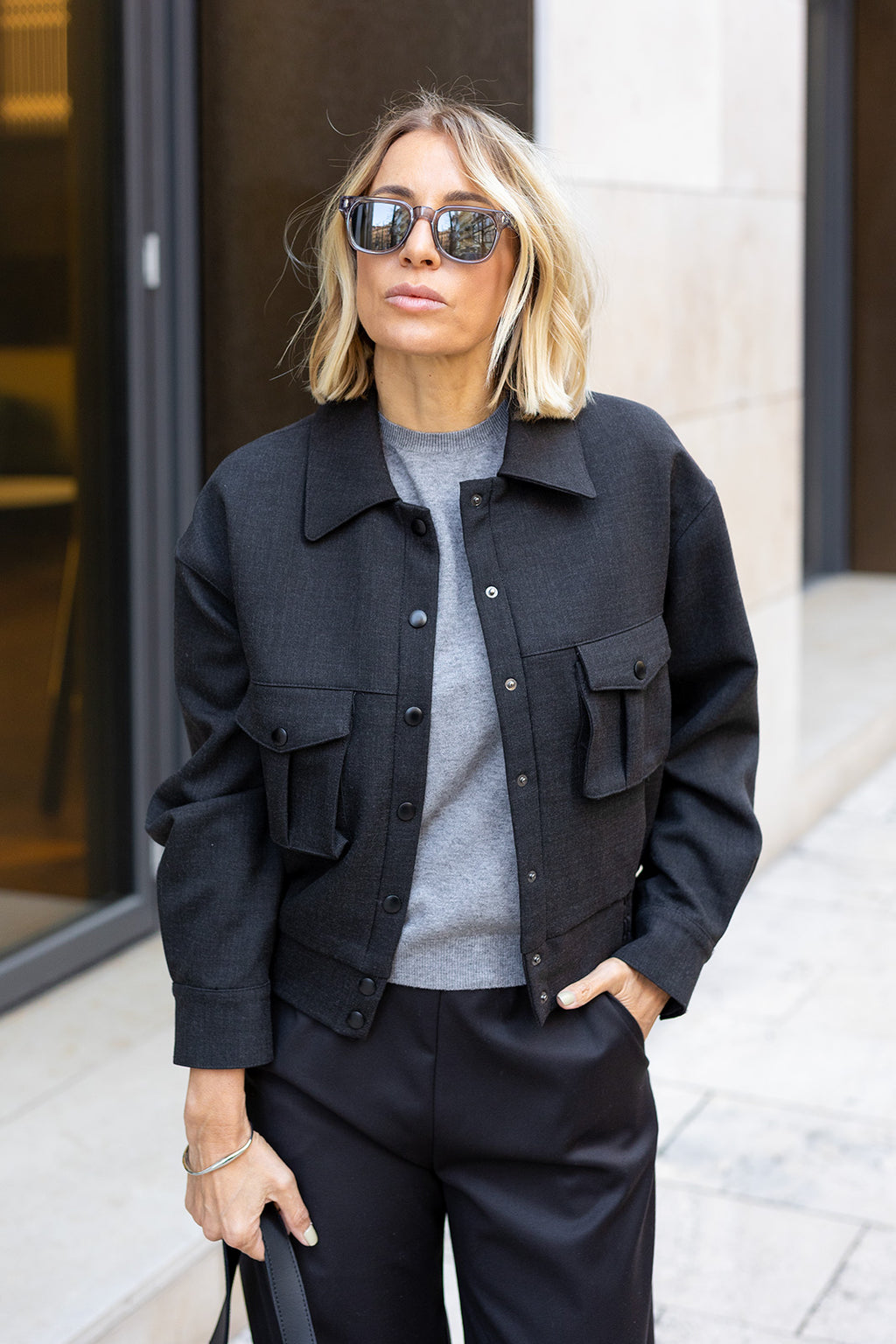 Black Label Bomber Jacket