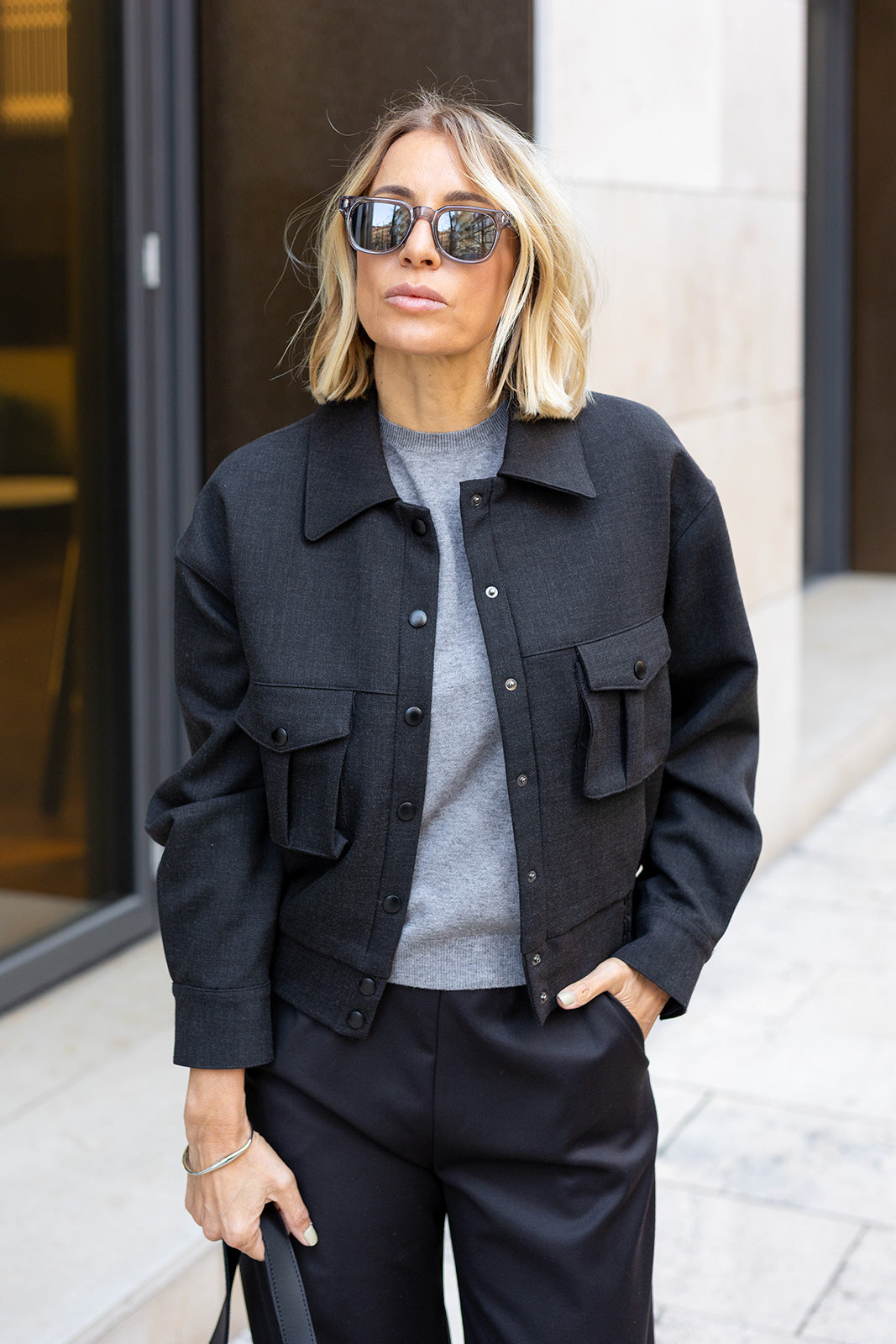 Black Label Bomber Jacket